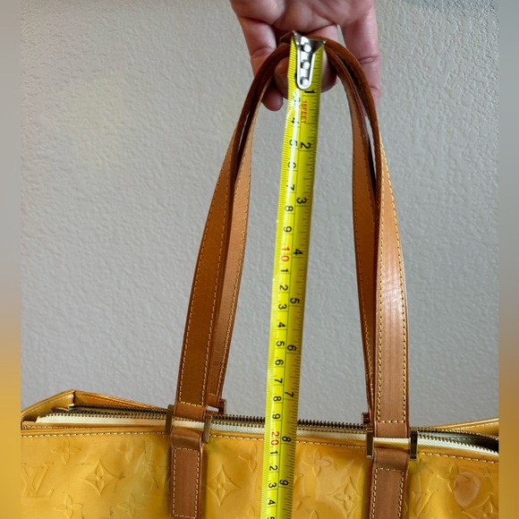 Louis Vuitton Yellow Monogram Tote, 16x12x3.5 - Picture 7 of 12